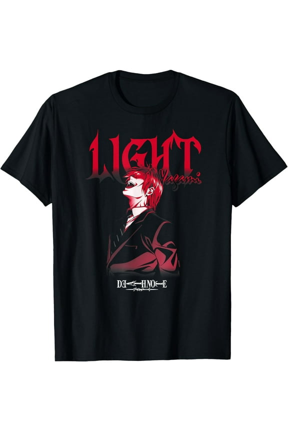 Death Note T-shirt Cotton Short Sleeve Crew Neck Soft Fitted Tees S - 3XL Fresh Classic Tshirts
