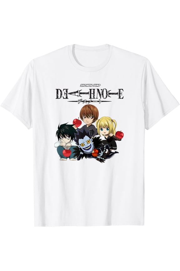 Death Note T-shirt Short Sleeve Crew Neck Cotton T Shirt for Men & Women
