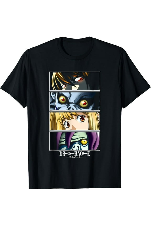 Death Note T-shirt Short Sleeve Crew Neck Cotton T Shirt for Men & Women
