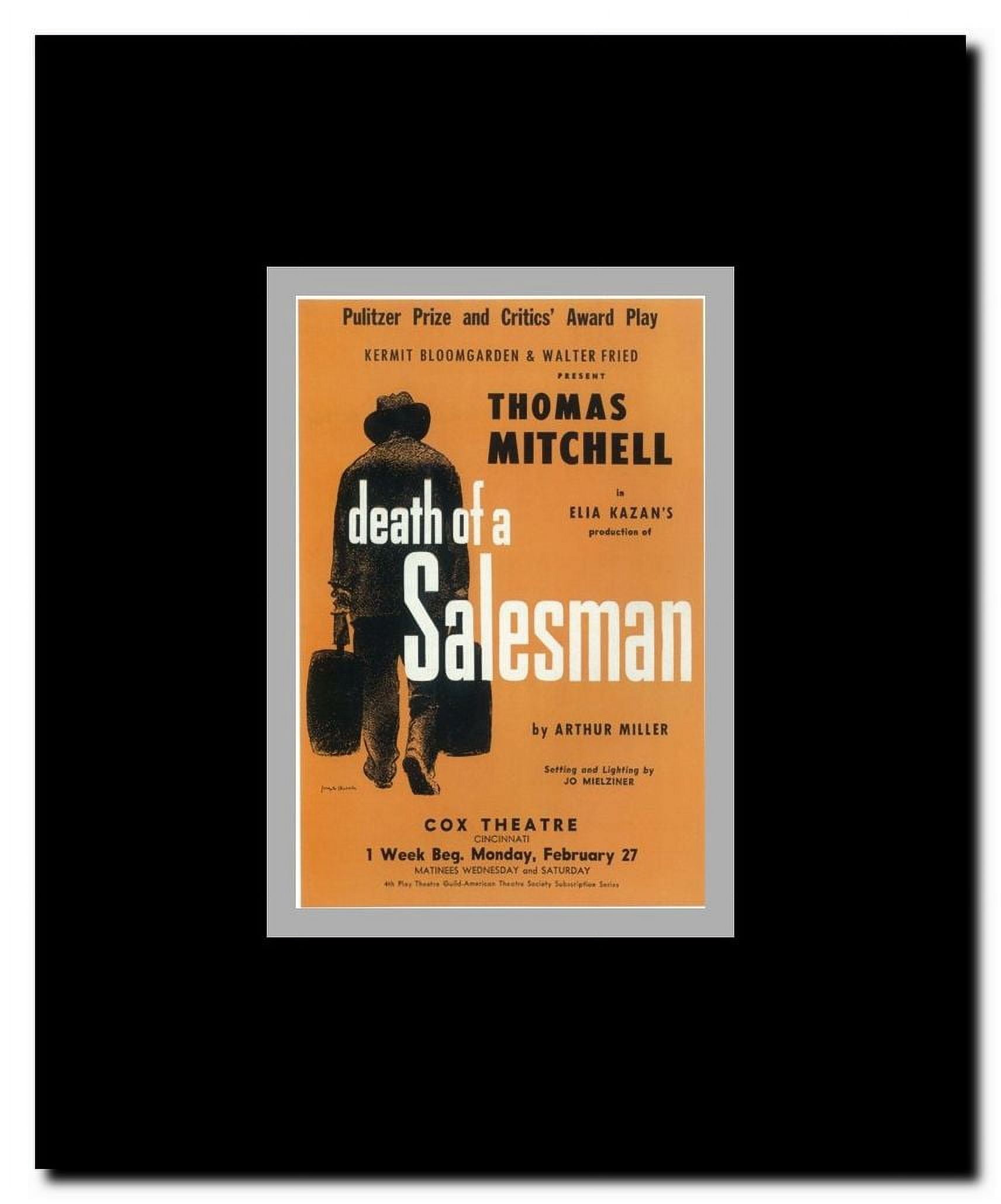 Death Of A Salesman (Broadway) Framed Movie Poster