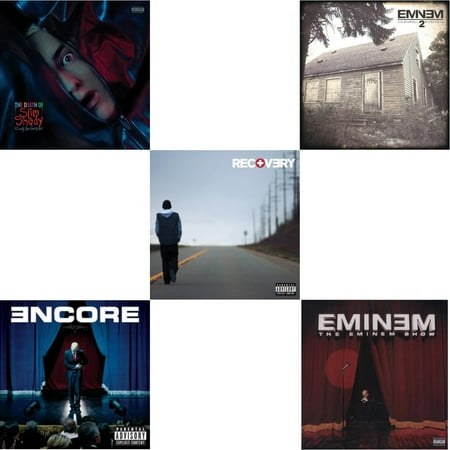Death Of Slim Shady (Coup De Grace) (X) (Red/Blue Vinyl/2LP) & Encore & Recovery & Marshall Mathers LP 2 & Eminem Show