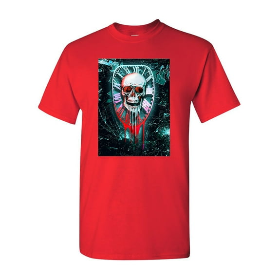 Death Of Time Skull Tanya Ramsey Artworks Art DT Adult T-Shirt Tee