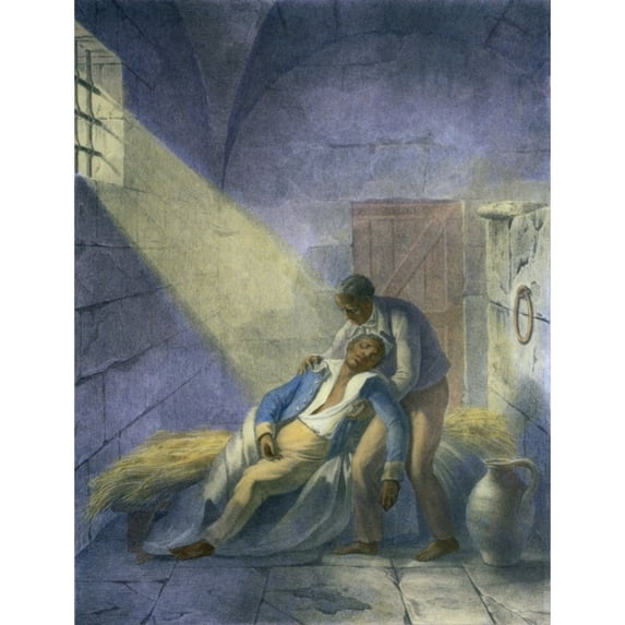 Death Of Toussaint L'Ouverture History Poster Print