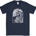 thumbnail image 1 of Death Prefers Decaf T-Shirt Funny Caffeine Coffee Humor Novelty Tee - Navy, XL, 1 of 1