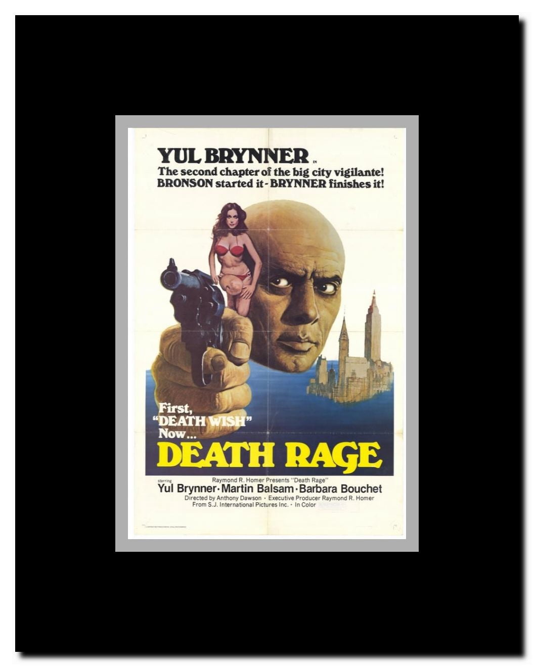 Death Rage Framed Movie Poster