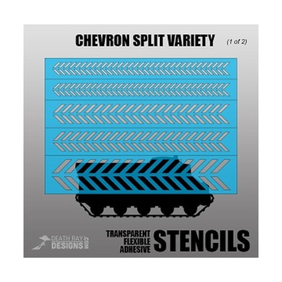 Death Ray Designs Chevron Split Variety New