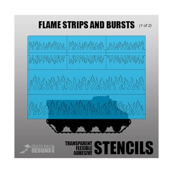 Death Ray Designs Flame Strips and Bursts New