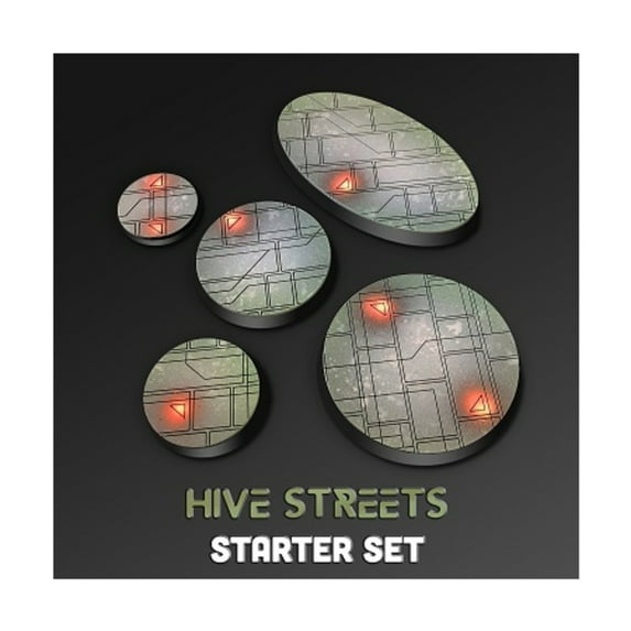 Death Ray Designs Hive Streets Base Inserts Set Xeno (Indomitus Compatible) New