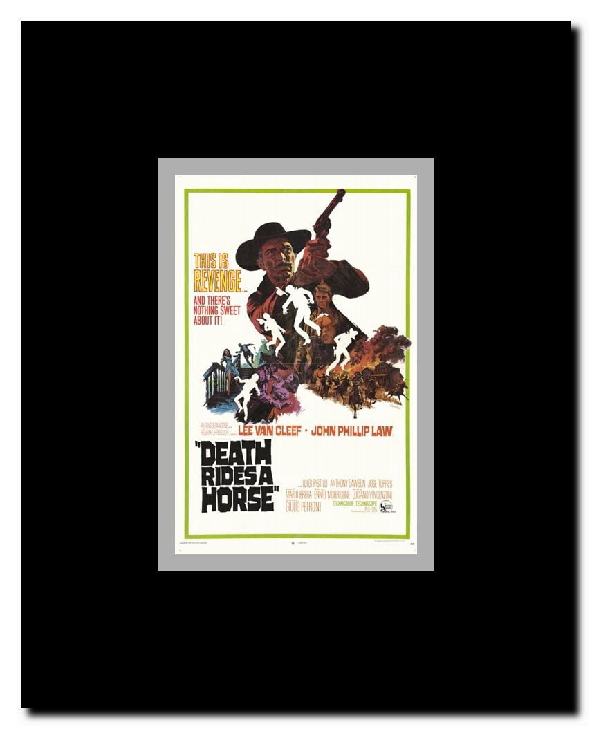 Death Rides a Horse Framed Movie Poster