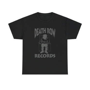 Death Row Logo Grey Records Subtle T Shirt Cotton Unisex Tee Music Apparel