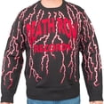 thumbnail image 1 of Death Row Records Lightning Ugly Christmas Sweater, 1 of 1