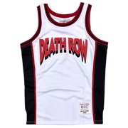 Death Row Records Mens Headgear Classics Premium Embroidered Basketball Jersey X-Large, White