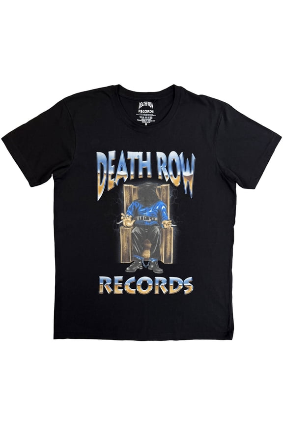Death Row Records Unisex T-Shirt: Execution Full Colour (Black)