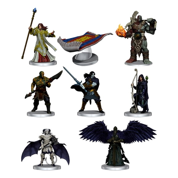 Death Saves: War of Dragons Box Set 2 - 8 Piece Pre-Painted Miniatures, Dungeons & Dragons