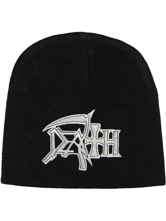 Death Silver Logo Beanie Hat | Officially Licensed Merchandise