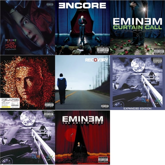 Death Of Slim Shady (Coup De Grace) (X) & Encore & Curtain Call: Hits & Relapse & Recovery & Slim Shady LP (2CD Expanded Edition) (X) & Slim Shady LP & Eminem Show