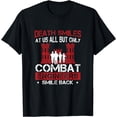 thumbnail image 1 of Death Smiles At Us All Funny Combat Engineer Military Sapper T-Shirt, 1 of 4
