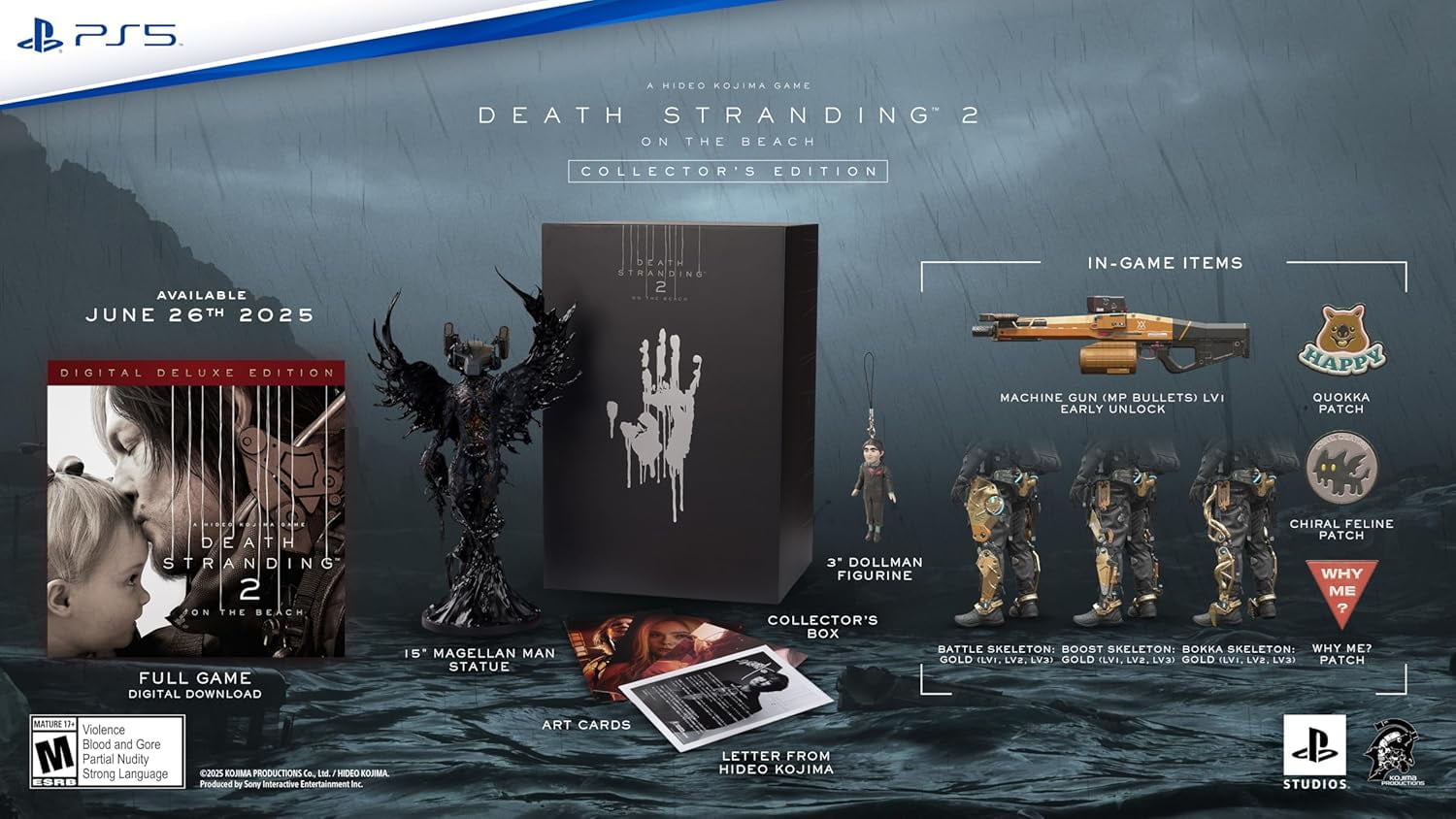 Death Stranding 2: On the Beach - Collector's Edition [PlayStation 5 ...