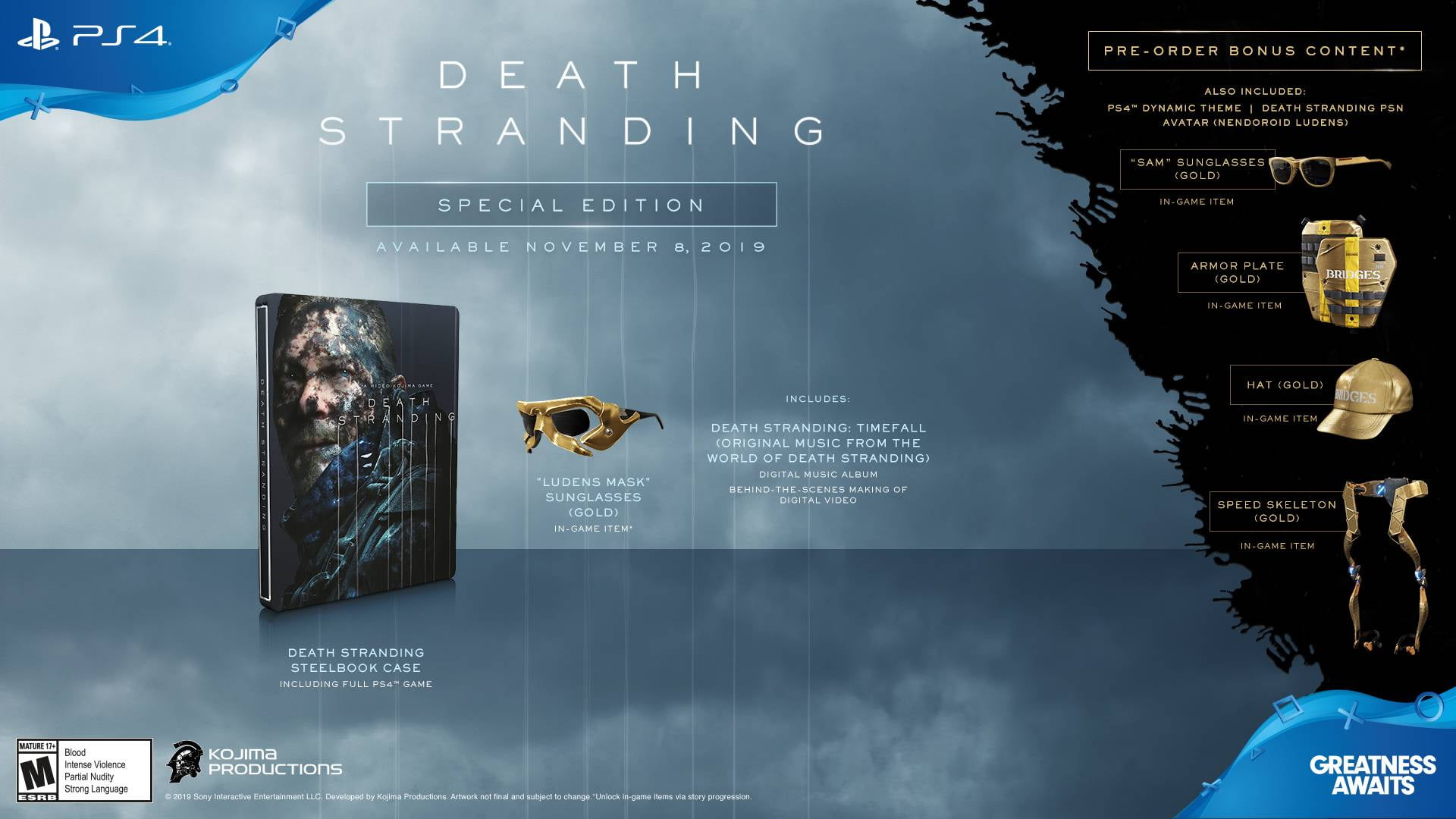  Death Stranding - PlayStation 4 : Sony Interactive Entertai