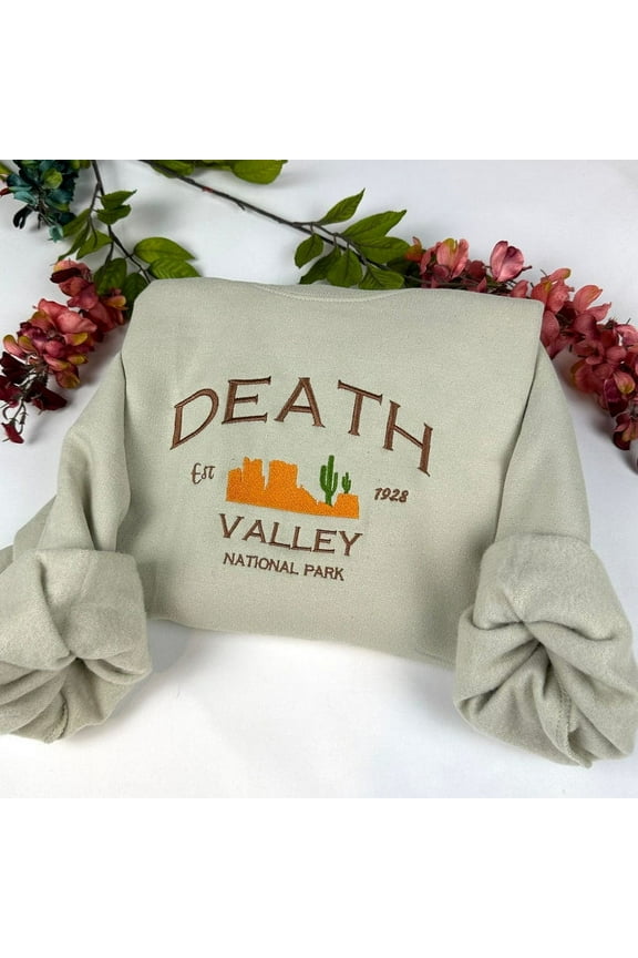 Death Valley Embroidered Crewneck Sweatshirt