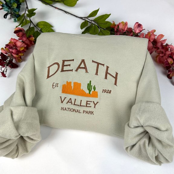 Death Valley Embroidered Crewneck Sweatshirt