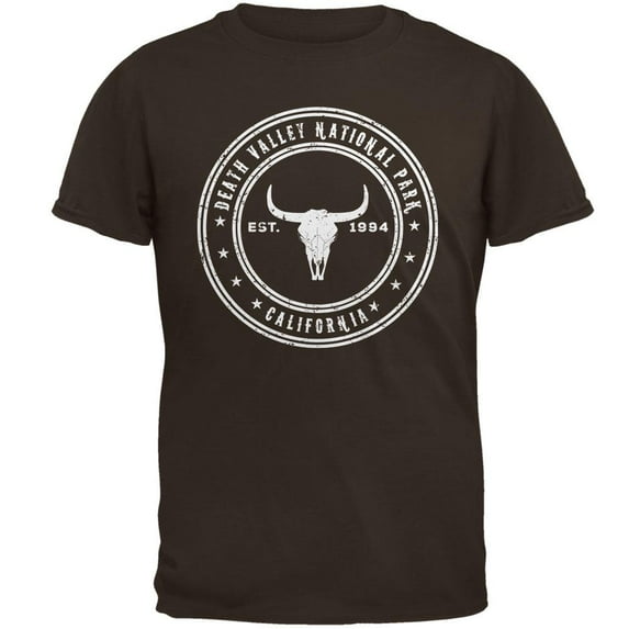 Death Valley National Park Mens T Shirt Brown X-LG