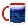 thumbnail image 1 of 3dRose, Death Valley National Park Old Basin Salt Formations, 15oz Two-Tone Red Mug, 1 of 7
