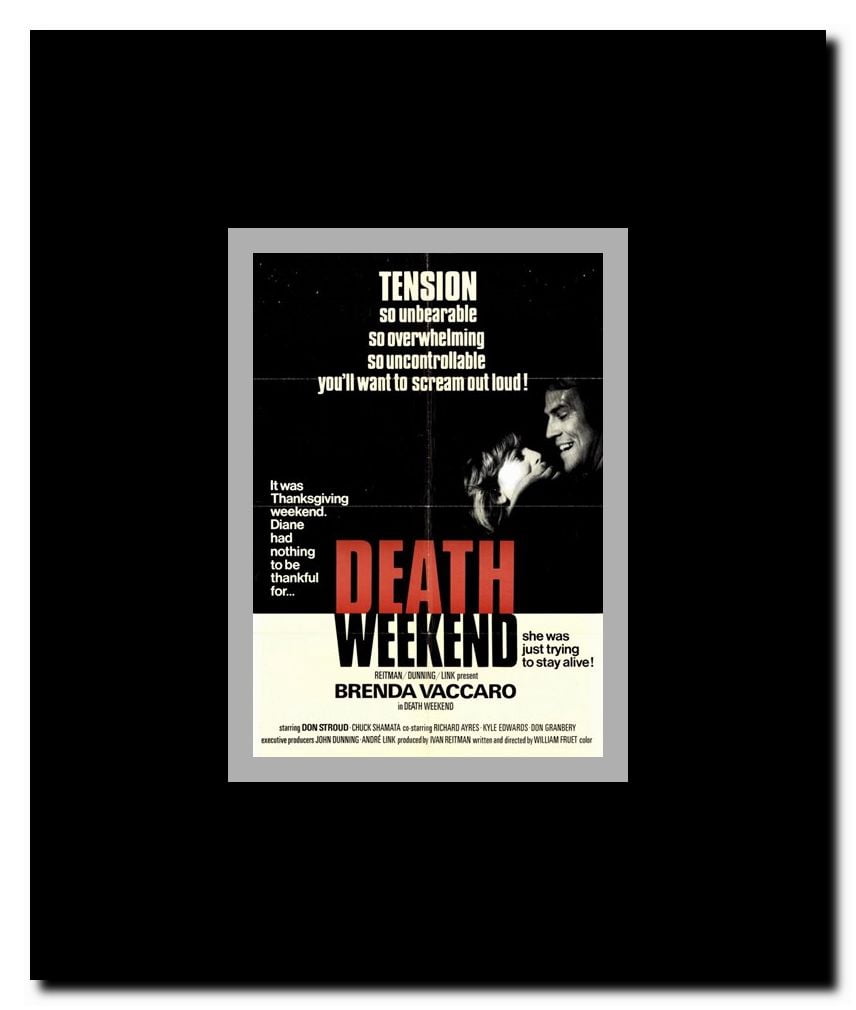 Death Weekend Framed Movie Poster