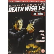 Death Wish 1-5 Complete Collection - 5-DVD Box Set  Death Wish / Death Wish II / Death Wish III / Death Wish IV The Crackdown / Death Wish V [ NON-USA FORMAT, PAL, Reg.2 Import - United Kingdom ]