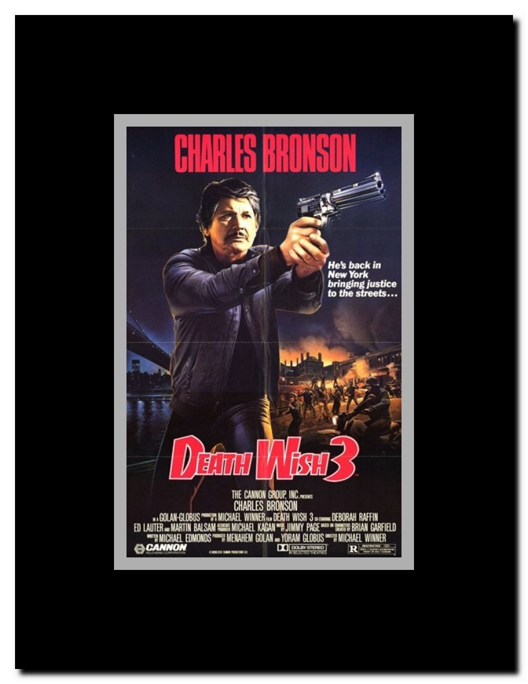 Death Wish 3 Framed Movie Poster