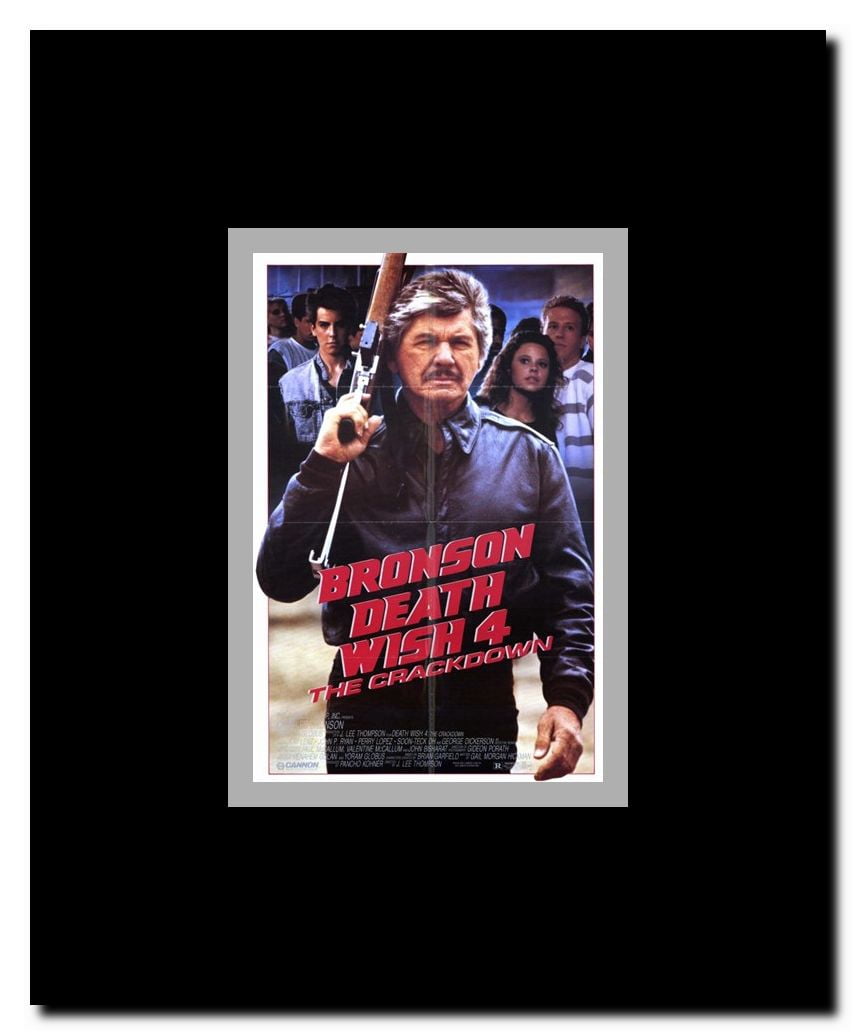 Death Wish 4: the Crackdown Framed Movie Poster