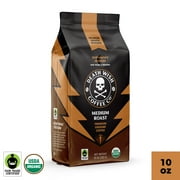 Death Wish Coffee, Medium Roast, Ground, Fair Trade, Organic, Bag, 10oz