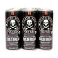 thumbnail image 1 of Death Wish Coffee Organic Unsweetened Black Iced Cold Brew, Bottled Coffee Drink, 8 Fl Oz, 12 Pk, Cans, 1 of 4