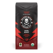 Death Wish Coffee, Organic and Fair Trade Medium Roast Whole Bean Coffee, 16 oz