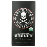 Death Wish Coffee, Organic and Fair Trade, Dark Roast, Whole Bean Coffee, 16oz