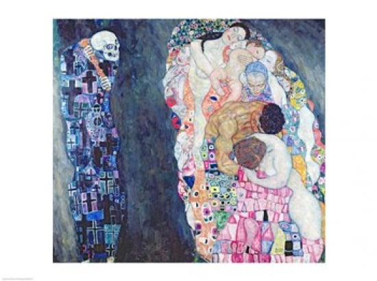Death and Life Canvas Art - Gustav Klimt (24 x 18)