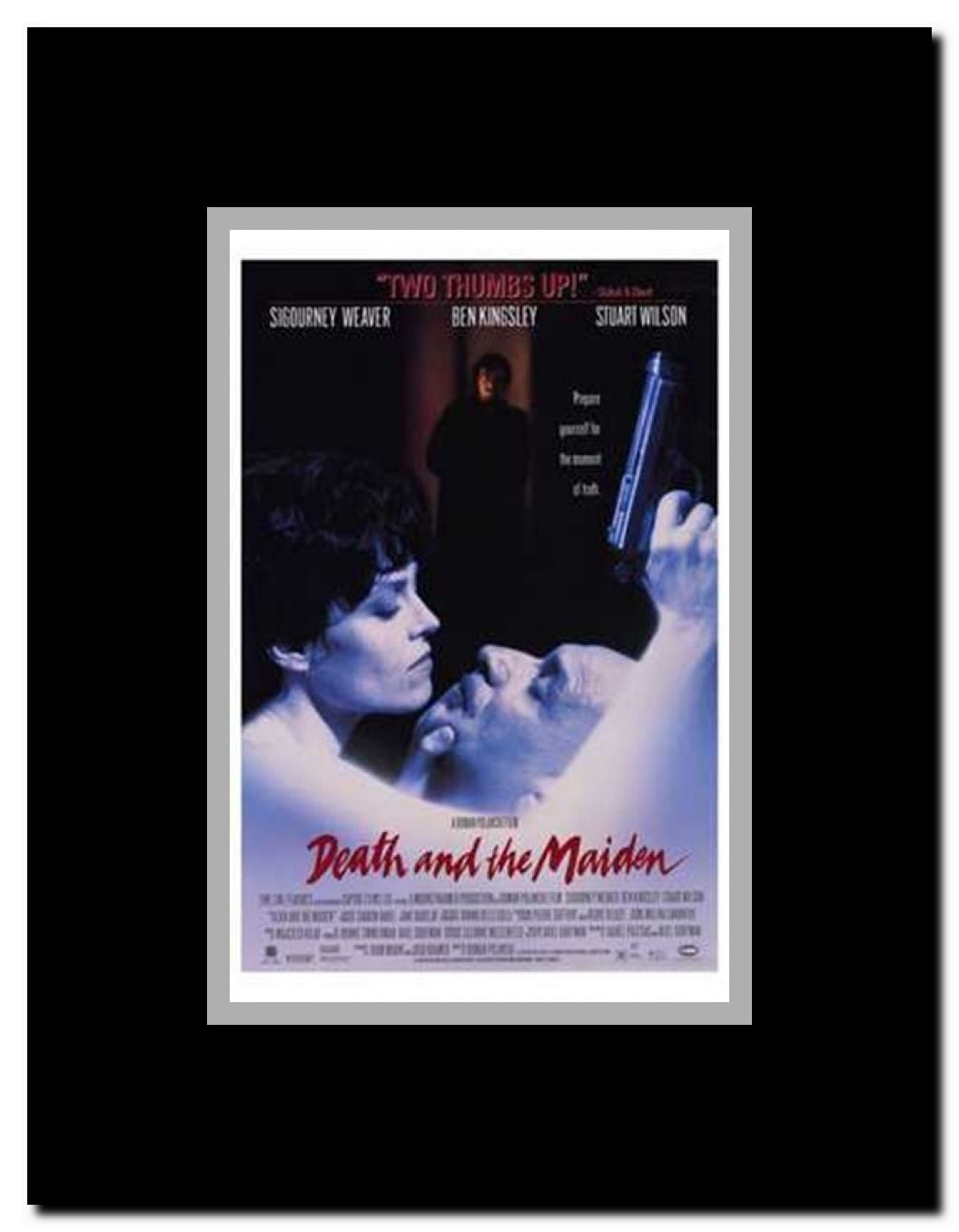 Death and the Maiden Framed Movie Poster
