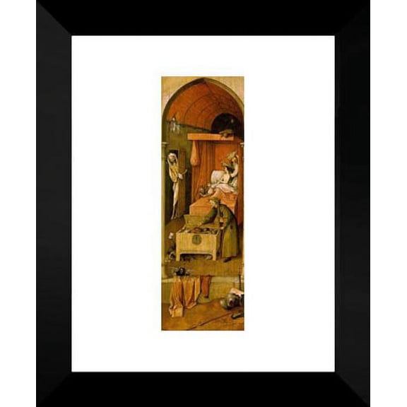 Death and the Miser 20x24 Framed Art Print by Bosch, Hieronymus