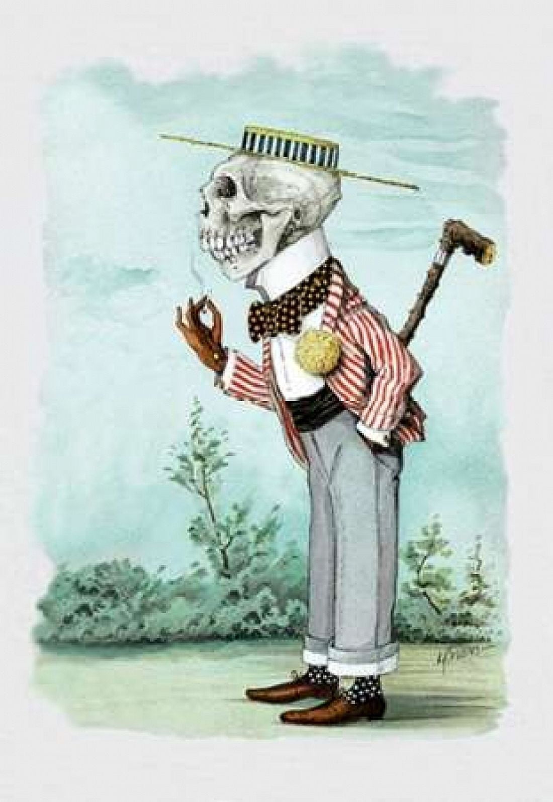 Death as a Suitor Canvas Art - Frusius (24 x 36)