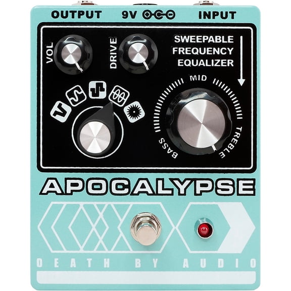 Death by Audio Apocalypse Fuzz Effects Pedal Pale Green