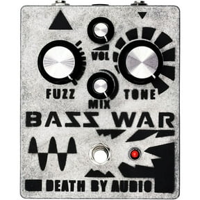 Death by Audio Bass War Fuzz/Distortion/Bass Effects Pedal Silver