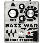 Death by Audio Bass War Fuzz/Distortion/Bass Effects Pedal Silver