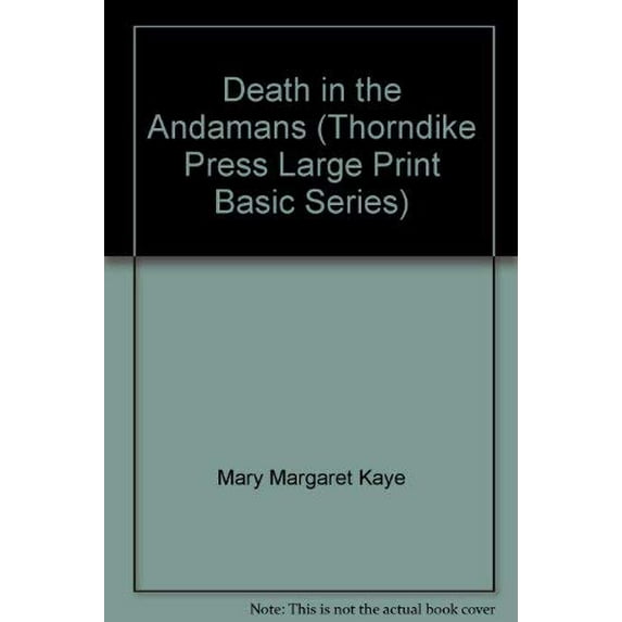 Pre-Owned Death in the Andamans (Thorndike Press Large Print Basic Series) Paperback