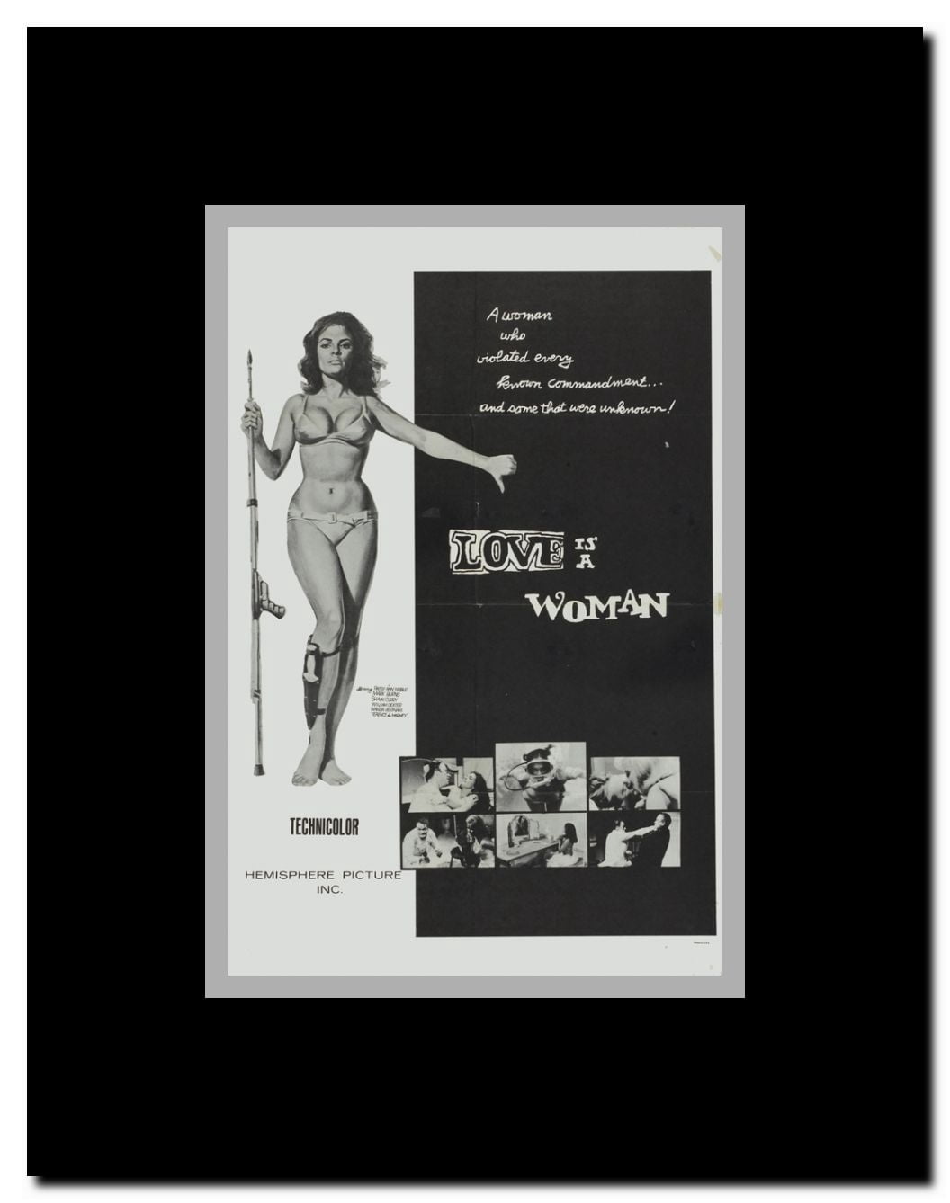 Death is a Woman Framed Movie Poster