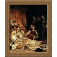 thumbnail image 1 of Death of Elizabeth I, Queen of England 24x20 Gold Ornate Wood Framed Canvas Art by Paul Delaroche, 1 of 2
