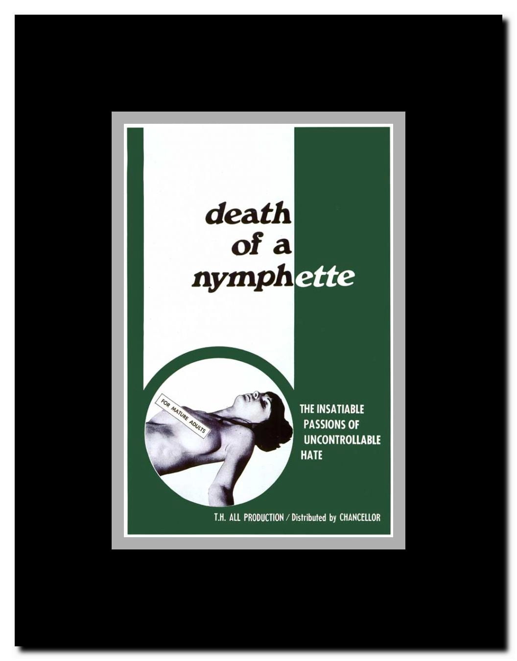 Death of a Nymphette Framed Movie Poster