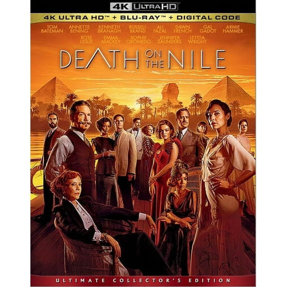 Death on the Nile (4K Ultra HD + Blu-ray + Digital Code)