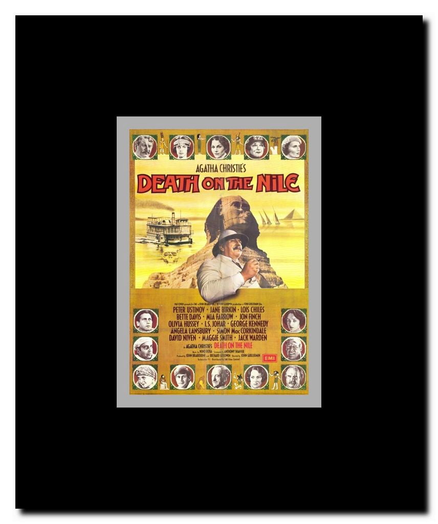 Death on the Nile Framed Movie Poster
