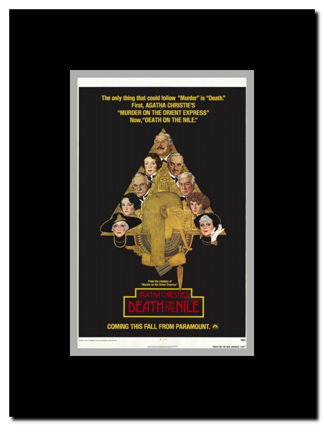 Death on the Nile Framed Movie Poster