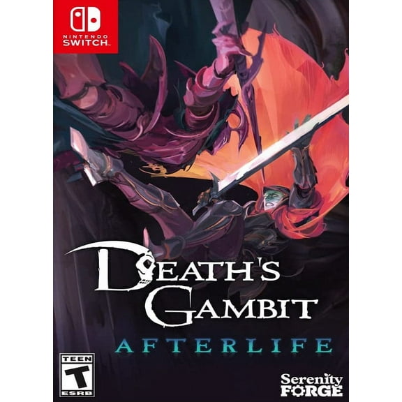 Restored Death's Gambit: Afterlife - Definitive Edition Nintendo Switch RPG Game, Physical, Role-Playing, Action, RPG, Side-Scrolling, Platformer, Parental Controls